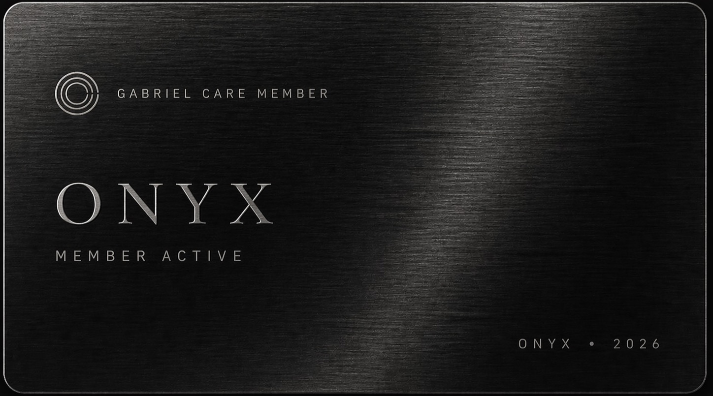 Gabriel Care Onyx member card