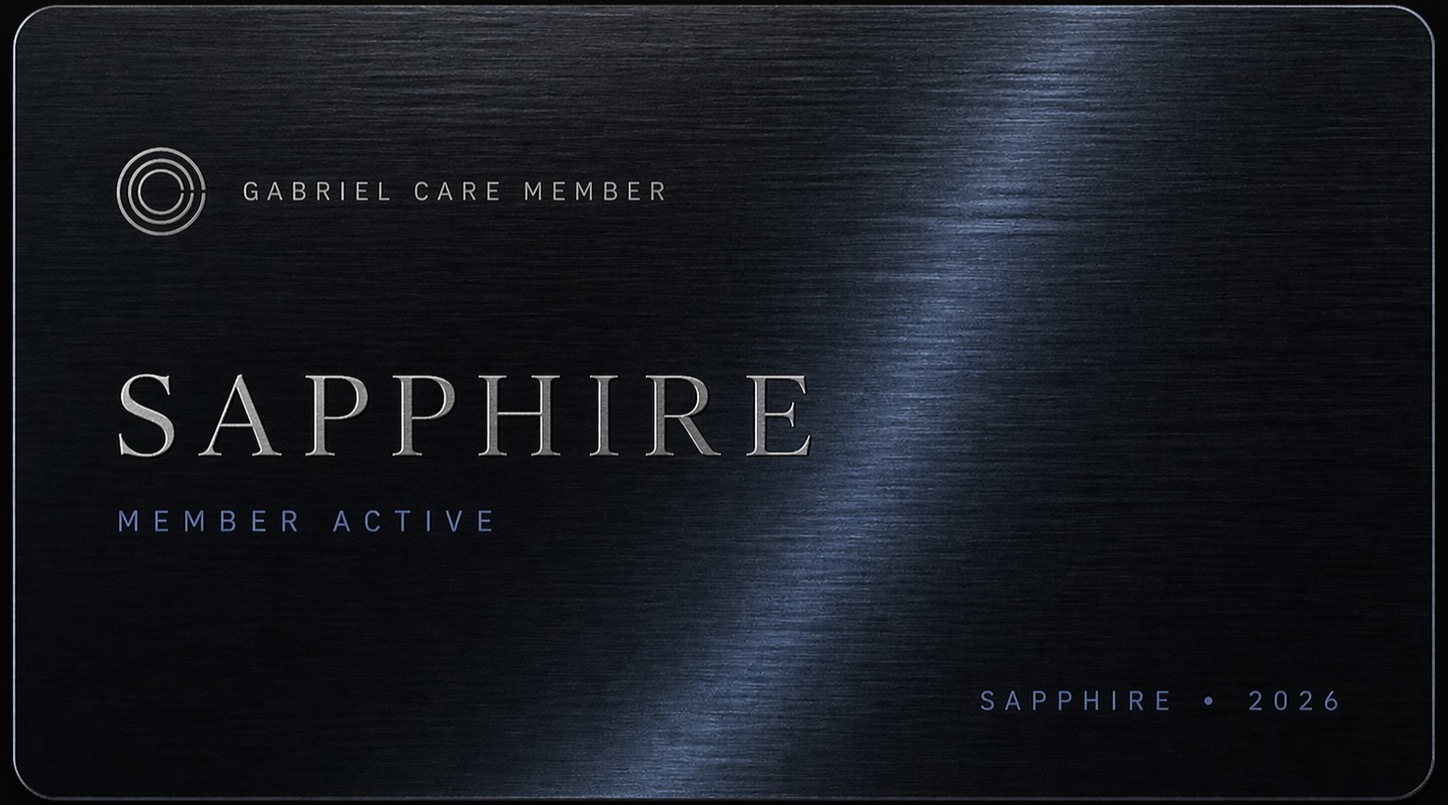 Gabriel Care Sapphire member card